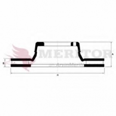 MBR1645 MERITOR Тормозной диск