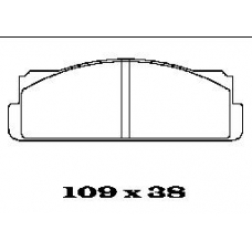 BL1012B1 FTE Колодки тормозные