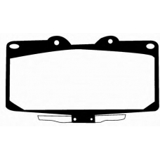 J PA-188AF JAPANPARTS Комплект тормозных колодок, дисковый тормоз