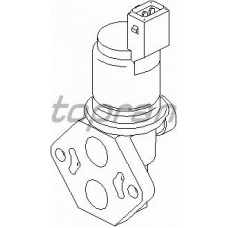 302 446 TOPRAN Поворотная заслонка, подвод воздуха