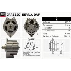 DRA3820 DELCO REMY Генератор