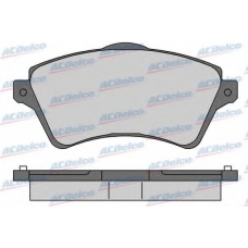 AC800181D AC Delco Комплект тормозных колодок, дисковый тормоз
