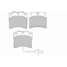 FD6941V NECTO Комплект тормозных колодок, дисковый тормоз