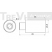 TD1629 TREVI AUTOMOTIVE Паразитный / Ведущий ролик, зубчатый ремень