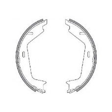 33672 SPIDAN Комплект тормозных колодок, стояночная тормозная с