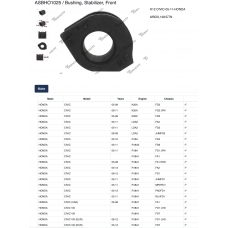 ASBHO1025 Tenacity Втулка стабилизатора