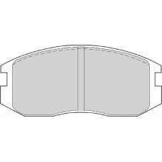 FD6573A NECTO Комплект тормозных колодок, дисковый тормоз