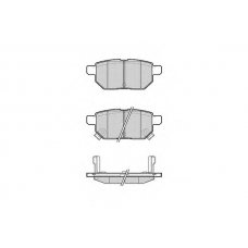 PF1501 PROCODIS FRANCE Комплект тормозных колодок, дисковый тормоз