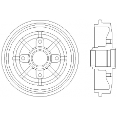 MBD056 MINTEX Тормозной барабан