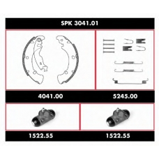 SPK 3041.01 WOKING Комплект тормозов, барабанный тормозной механизм