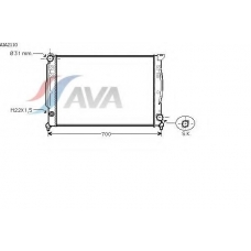 AIA2110 GERI Радиатор, охлаждение двигател