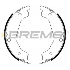 GF0764 BREMSI Комплект тормозных колодок, стояночная тормозная с