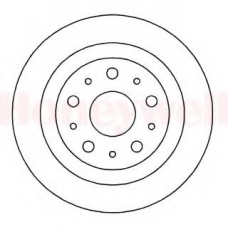 562017B BENDIX Тормозной диск