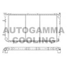 107053 AUTOGAMMA Радиатор, охлаждение двигателя