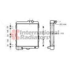 58002035 VAN WEZEL Радиатор, охлаждение двигателя