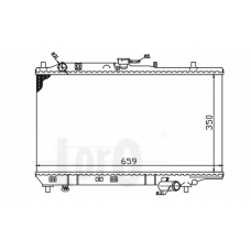 030-017-0004 LORO Радиатор, охлаждение двигателя
