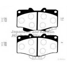 T112-50 ASHUKI Комплект тормозных колодок, дисковый тормоз