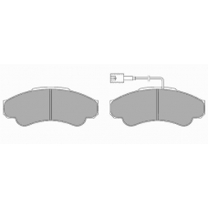 863 SIMER Комплект тормозных колодок, дисковый тормоз