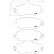 MDB2078 DON Комплект тормозных колодок, дисковый тормоз
