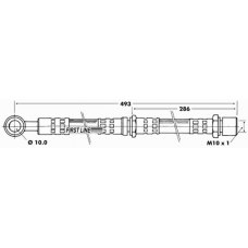FBH6502 FIRST LINE Тормозной шланг