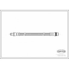 19018159 CORTECO Тормозной шланг