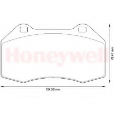 573253B BENDIX Комплект тормозных колодок, дисковый тормоз