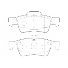 WBP23334A WAGNER LOCKHEED Комплект тормозных колодок, дисковый тормоз