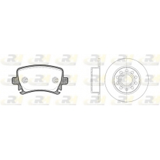 81031.00 ROADHOUSE Комплект тормозов, дисковый тормозной механизм