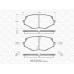 363702160757 MAGNETI MARELLI Комплект тормозных колодок, дисковый тормоз