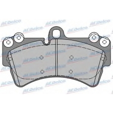 AC859181D AC Delco Комплект тормозных колодок, дисковый тормоз