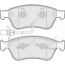 PAD1349 APEC Комплект тормозных колодок, дисковый тормоз