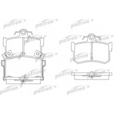 PBP917 PATRON Комплект тормозных колодок, дисковый тормоз