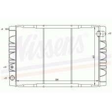65610 NISSENS Радиатор, охлаждение двигателя