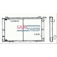1601211 KUHLER SCHNEIDER Радиатор, охлаждение двигател