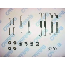3267 CARRAB BRAKE PARTS Комплектующие, тормозная колодка