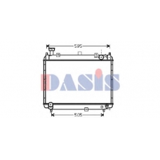 213810N AKS DASIS Радиатор, охлаждение двигателя
