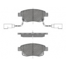 SP 492 PR SCT Комплект тормозных колодок, дисковый тормоз