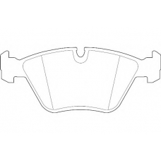 WBP20968B WAGNER LOCKHEED Комплект тормозных колодок, дисковый тормоз