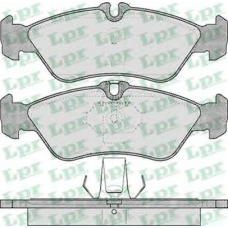 05P610 LPR Комплект тормозных колодок, дисковый тормоз