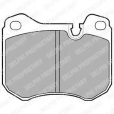 LP446 DELPHI Комплект тормозных колодок, дисковый тормоз