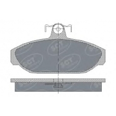 SP 165 SCT Комплект тормозных колодок, дисковый тормоз