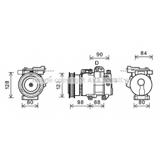 KAK192 AVA Компрессор, кондиционер