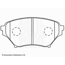 ADM54279 BLUE PRINT Комплект тормозных колодок, дисковый тормоз