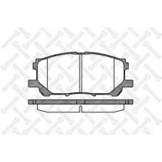 1050 000B-SX STELLOX Комплект тормозных колодок, дисковый тормоз