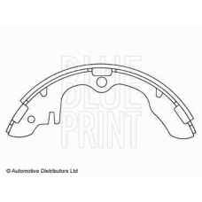 ADM54104 BLUE PRINT Комплект тормозных колодок