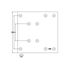 1970717 TEXTAR Комплект тормозных башмаков, барабанные тормоза
