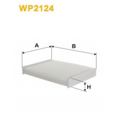WP2124 WIX Фильтр, воздух во внутренном пространстве