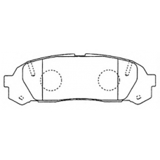 FP1064 FIT Комплект тормозных колодок, дисковый тормоз