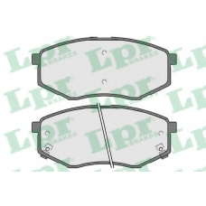 05P1757 LPR Комплект тормозных колодок, дисковый тормоз