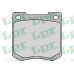 05P114 LPR Комплект тормозных колодок, дисковый тормоз